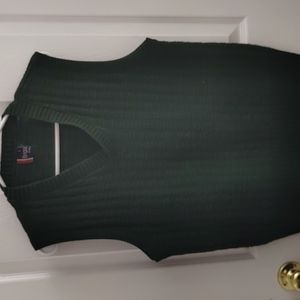 Green sweater vest size large